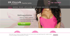 Desktop Screenshot of drfalus.hu